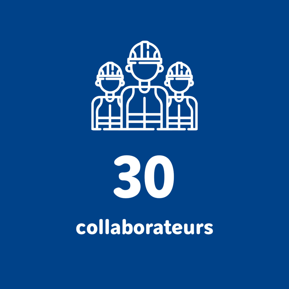 Infographie : 30 collaborateurs